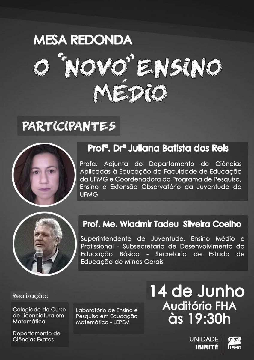 MESA REDONDA O NOVO ENSINO MÉDIO