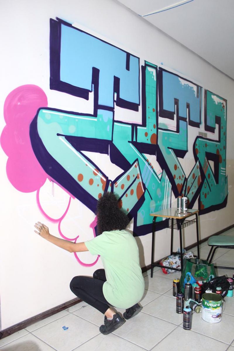alunos grafitte