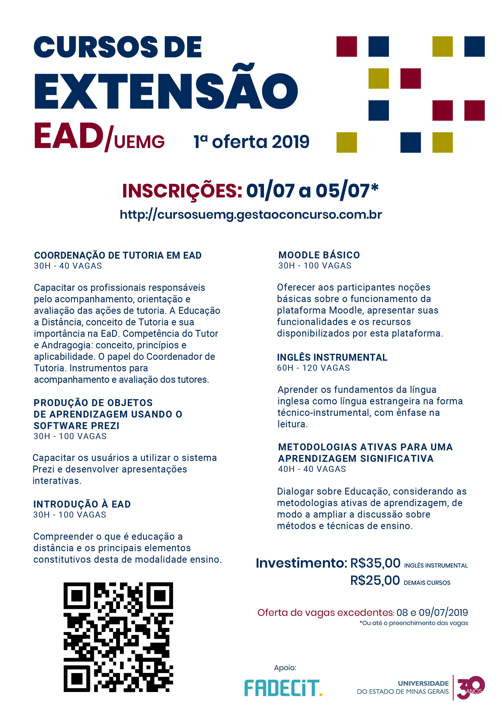 Divulgação cursos extensão fadecit 2019 SITE 01QR