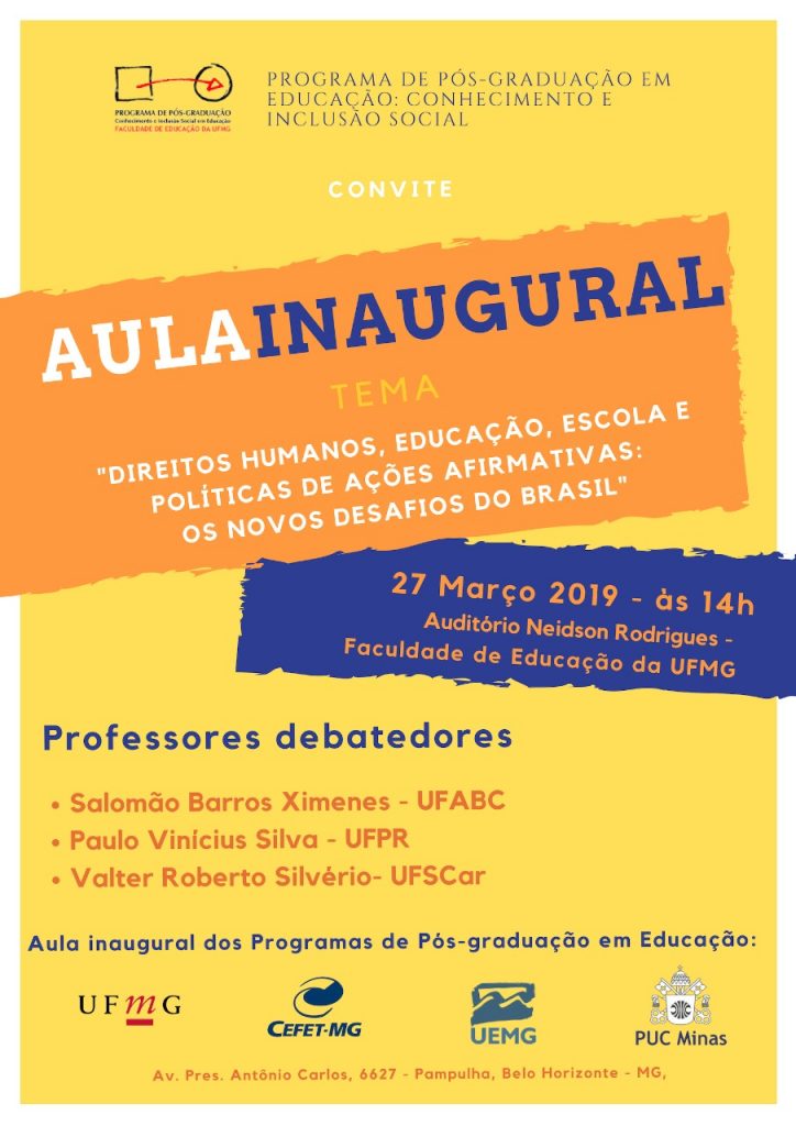 Mestrado em Educação | Aula Inaugural