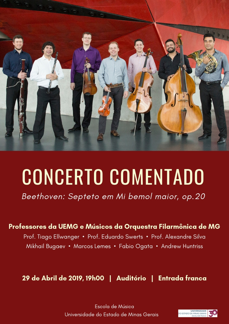 Escola de Música | Concerto Comentado: Beethoven: Septeto em mi bemol maior op. 20