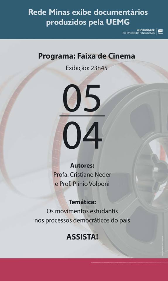 Rede Minas exibe documentários produzidos pela UEMG