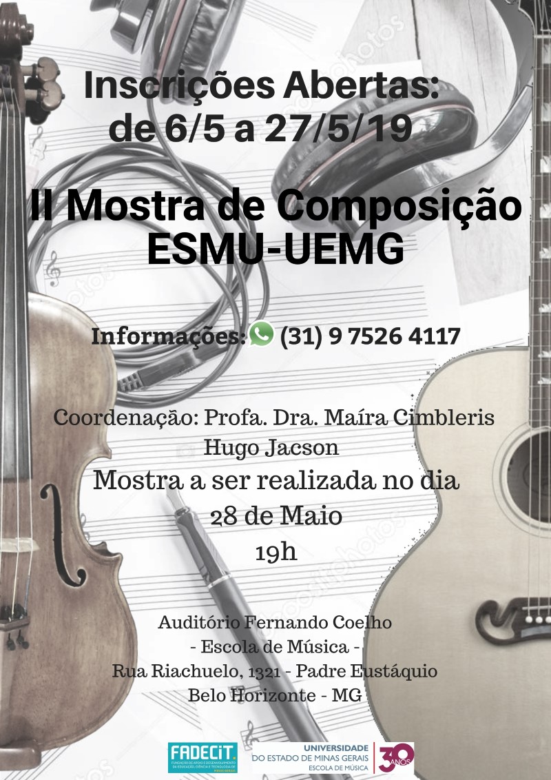 II Mostra de Composição - ESMU/UEMG