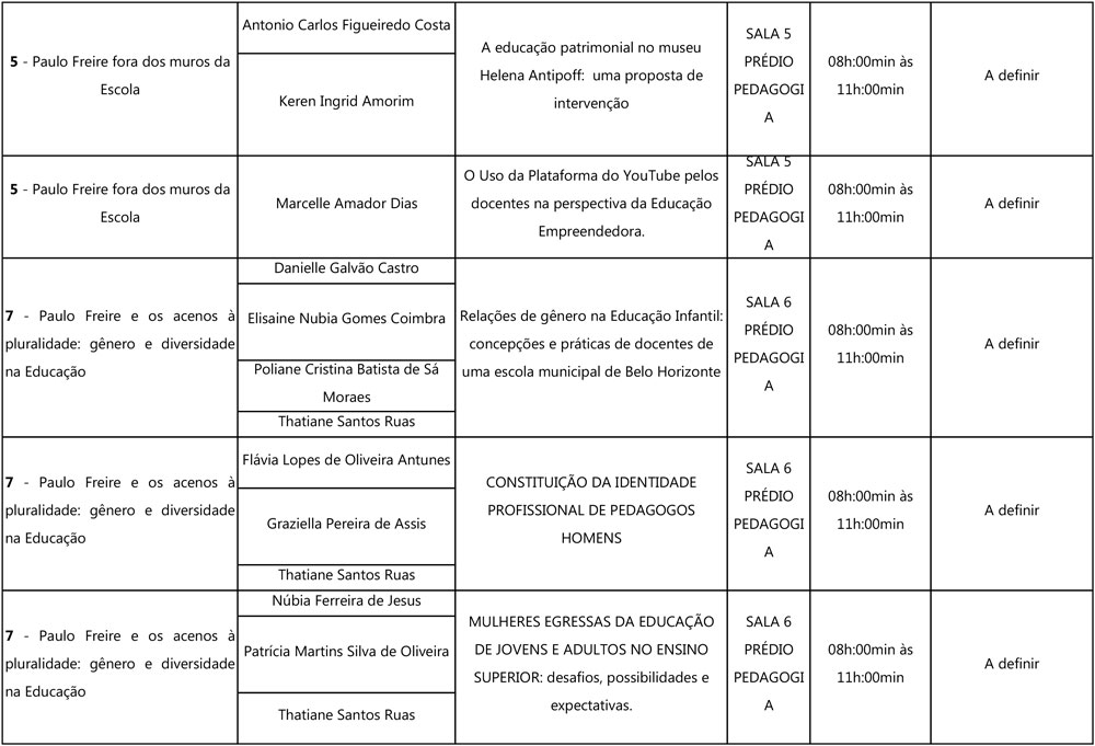Programação final jornada 2019 oficial 11