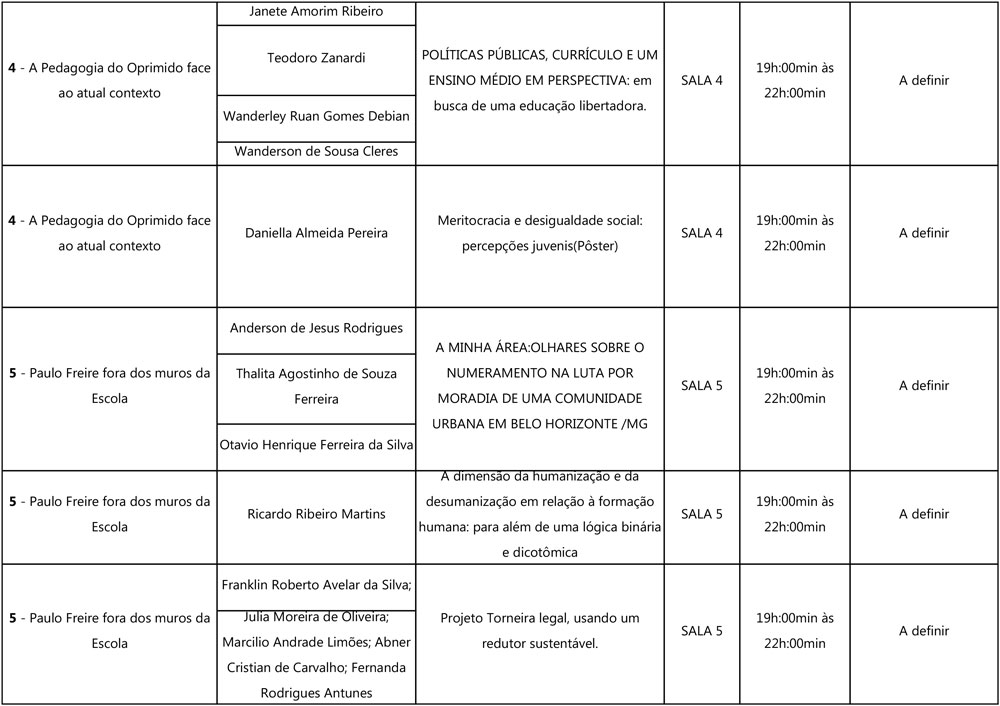 Programação final jornada 2019 oficial 15