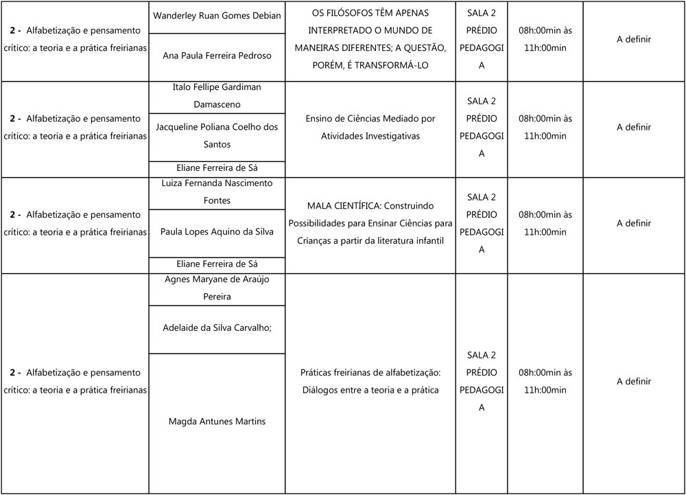 Programação final jornada 2019 oficial 7