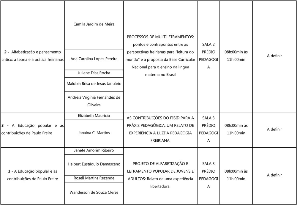 Programação final jornada 2019 oficial 8