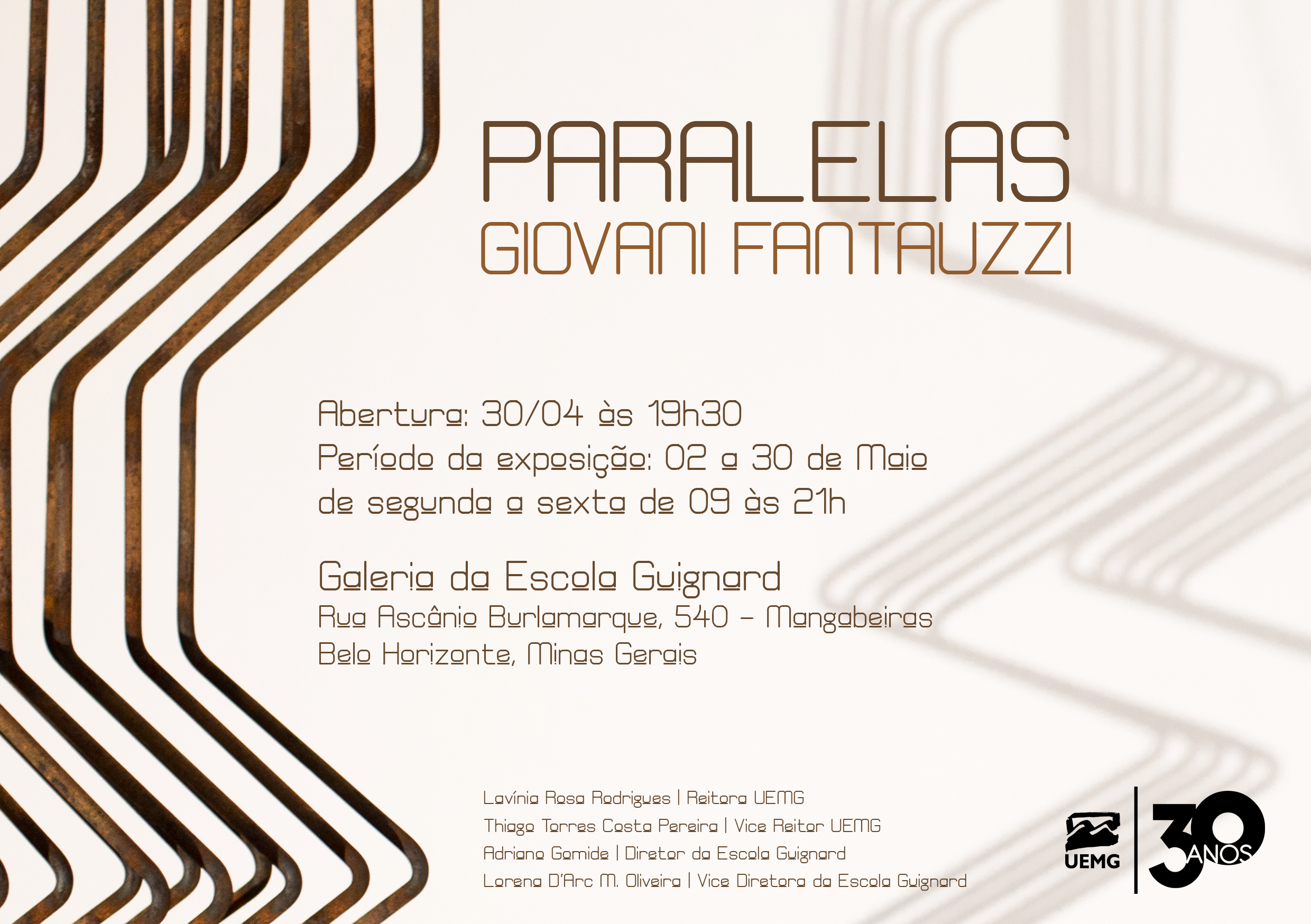 Exposição Paralelas | Giovani Fantauzzi | Escola Guignard