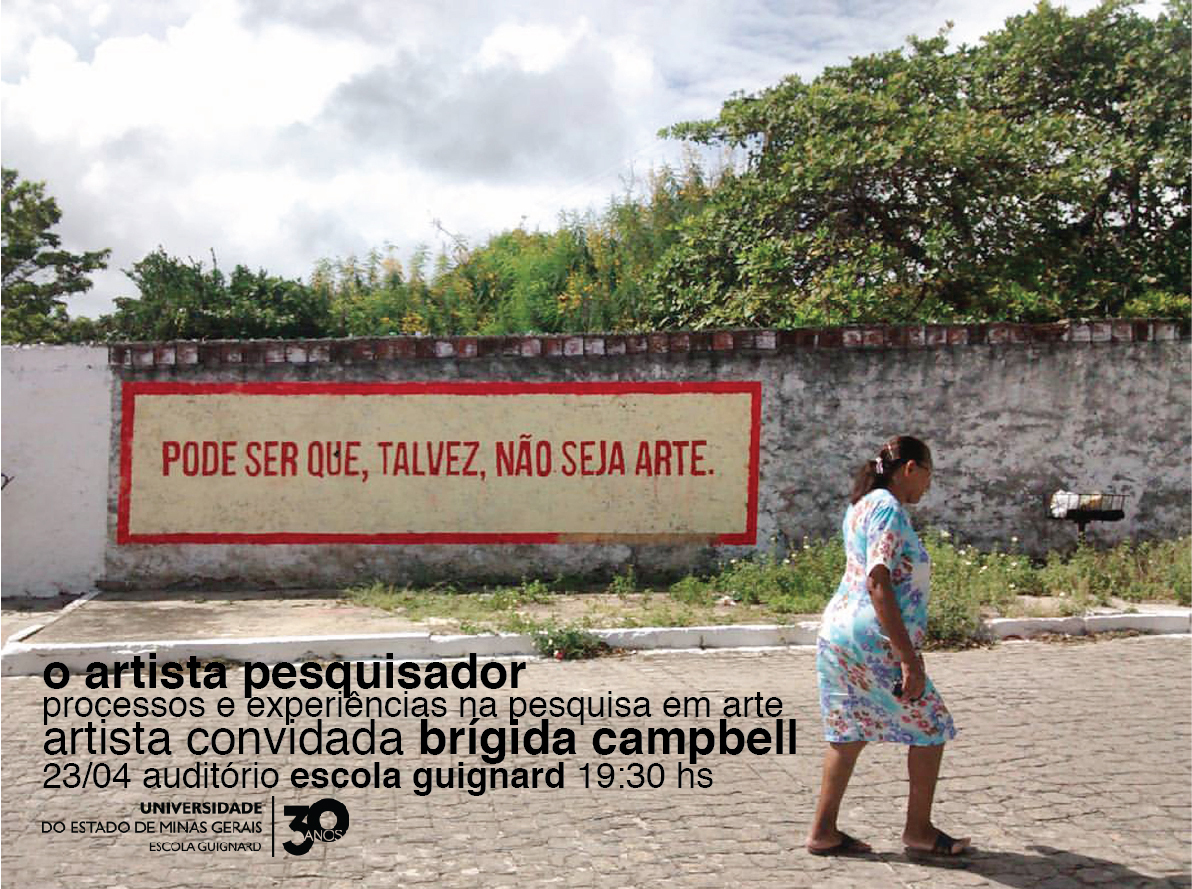 Escola Guignard | O Artista Pesquisador convida Brígida Campbell