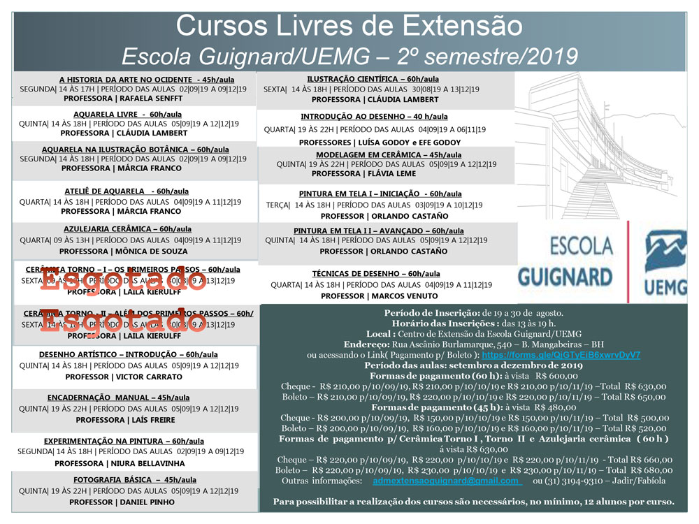 Curso Livre 2º sem