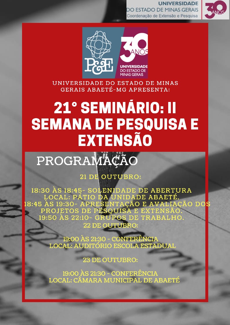 abaete seminario p e e 2019