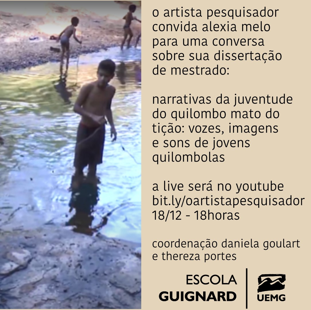 Escola Guignard | Projeto O Artista Pesquisador recebe Alexia Melo