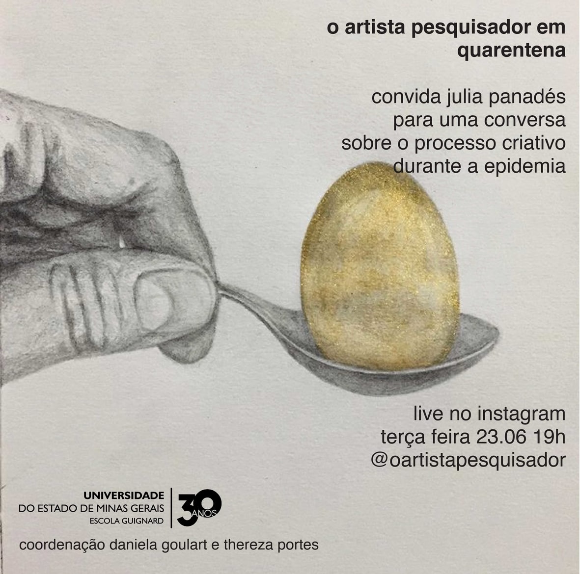 Escola Guignard | LIVE do projeto O Artista Pesquisador: 