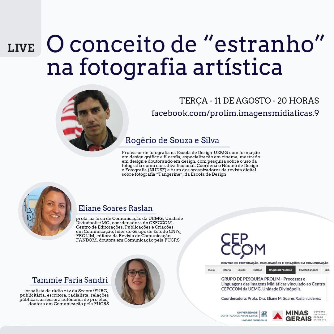 Unidade Divinópolis | LIVE: Grupo de Estudos Prolim discute “O conceito de 'estranho' na fotografia artística” 
