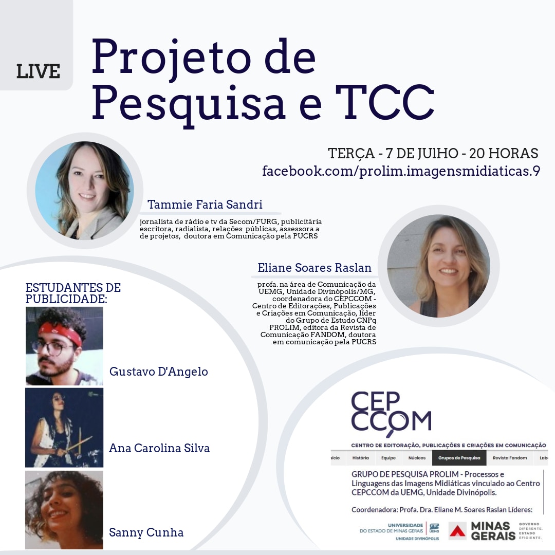 Unidade Divinópolis | Grupo de Estudos Prolim realiza live sobre “Projeto de Pesquisa e TCC”