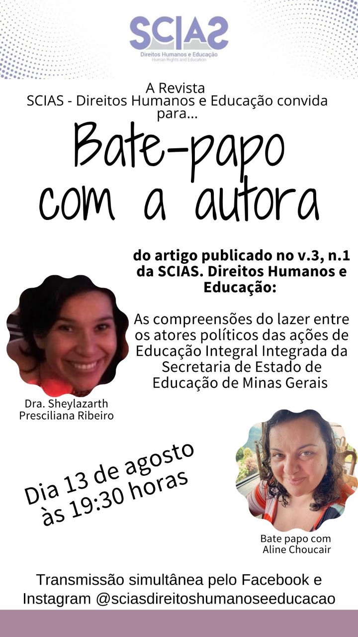 evento scias bate papo autora