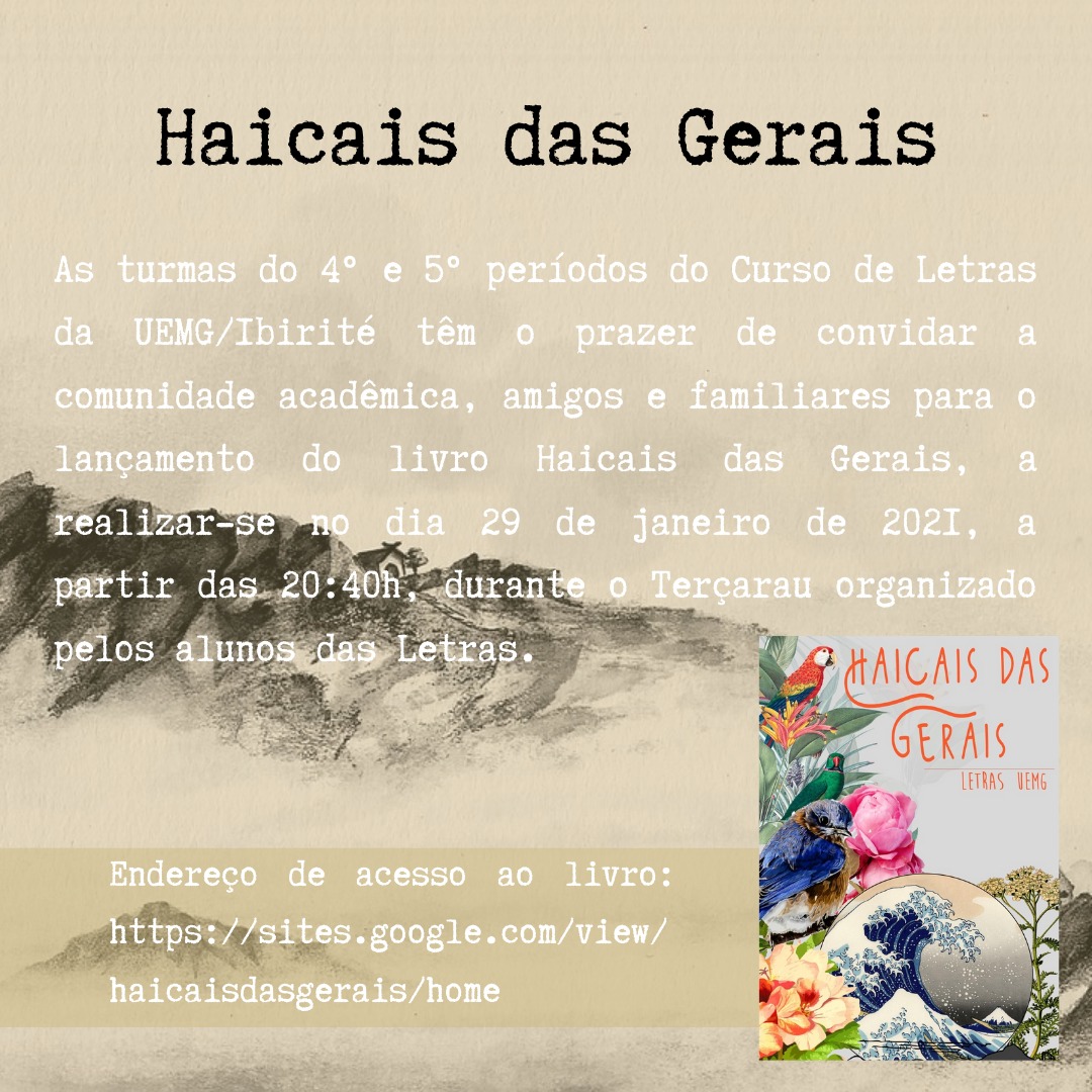 Unidade Ibirité | Terçarau com lançamento de livro de Haicai