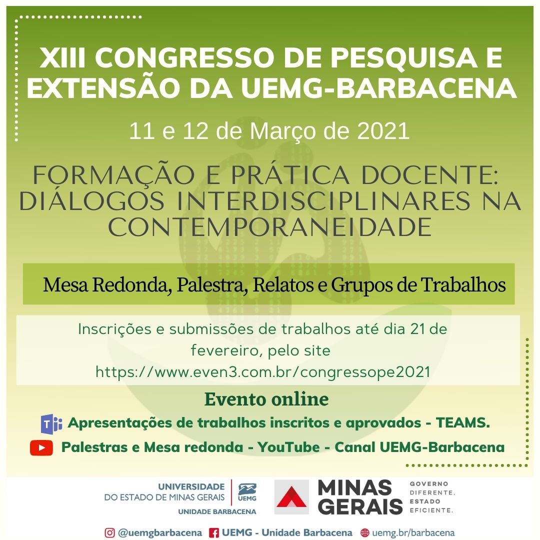 Unidade Barbacena | XIII Congresso de Pesquisa e Extensão