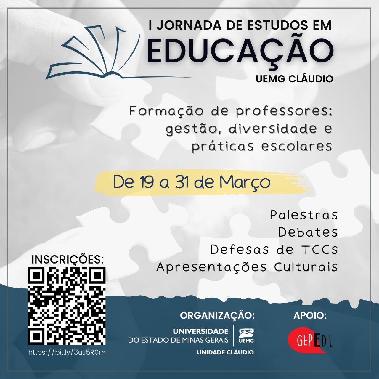Unidade Cláudio | I Jornada de Estudos em Educação