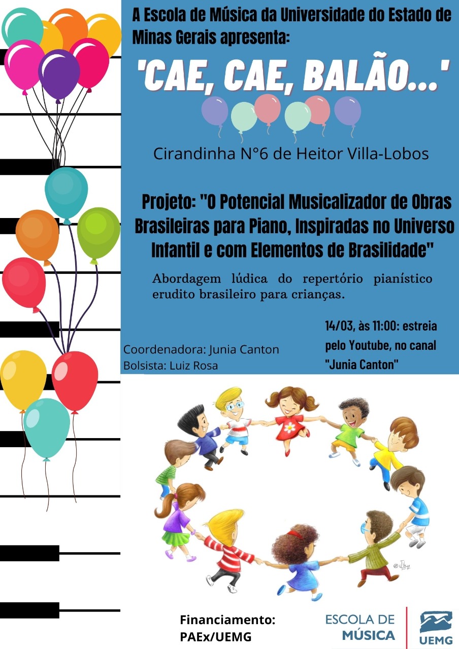 Escola de Música | Lançamento de novo vídeo do projeto O Potencial Musicalizador de Obras Brasileiras...
