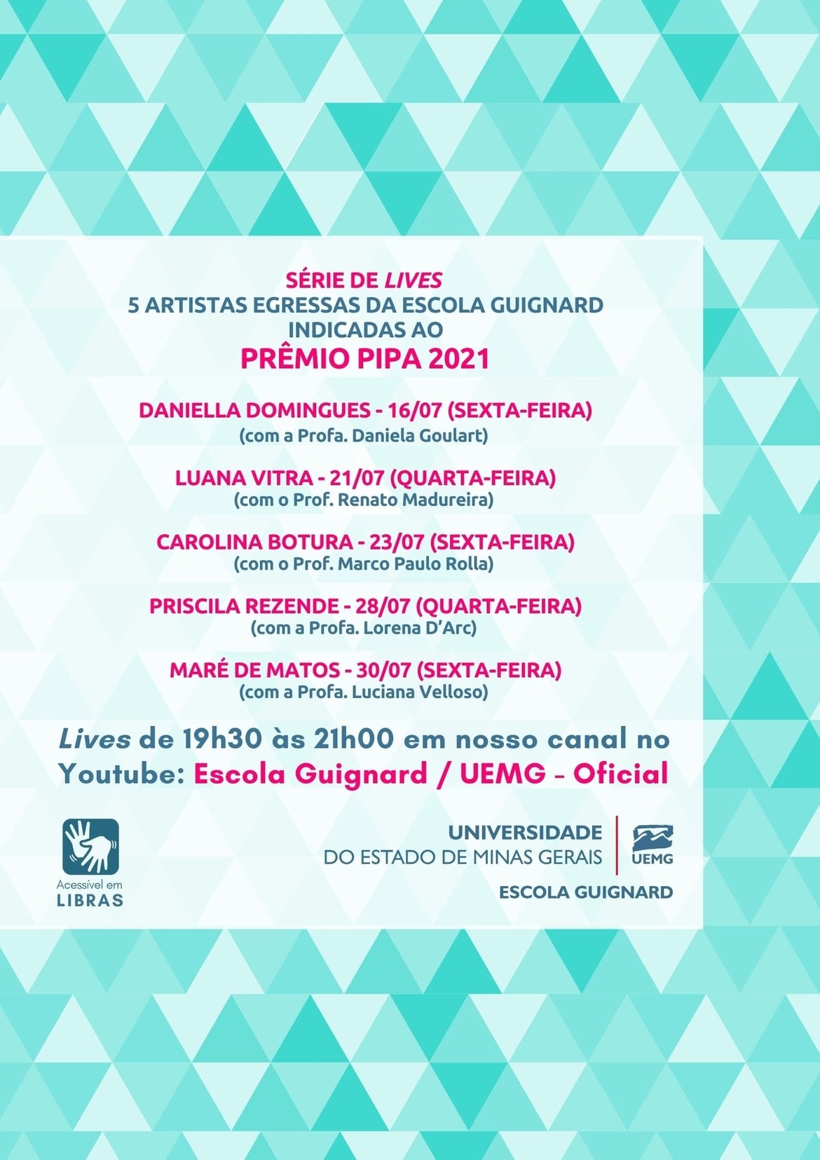 Escola Guignard | Live com indicadas ao Pipa - Daniella Domingues