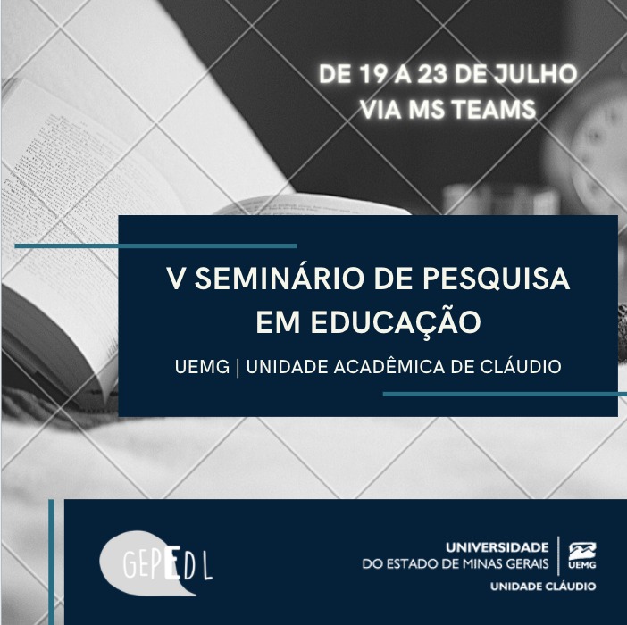 Unidade Cláudio | Até 23 de julho | V Seminário de Pesquisa em Educação
