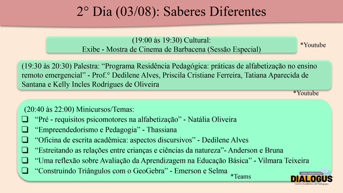 semana pedagogia 2