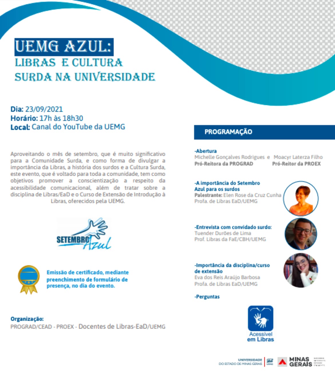 prograd proex live uemg azul de fato libras