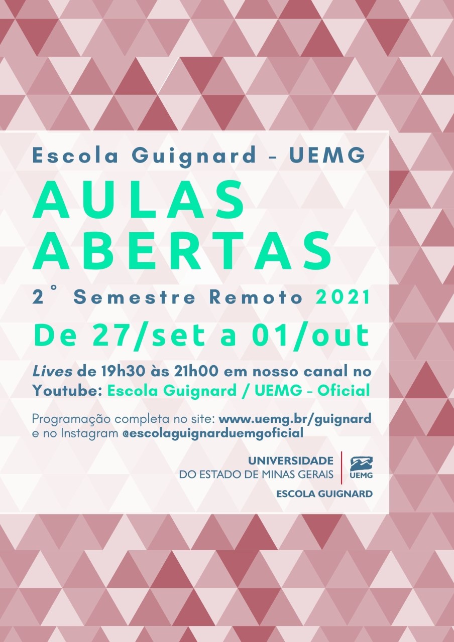 Escola Guignard | Aulas inaugurais 2º semestre de 2021