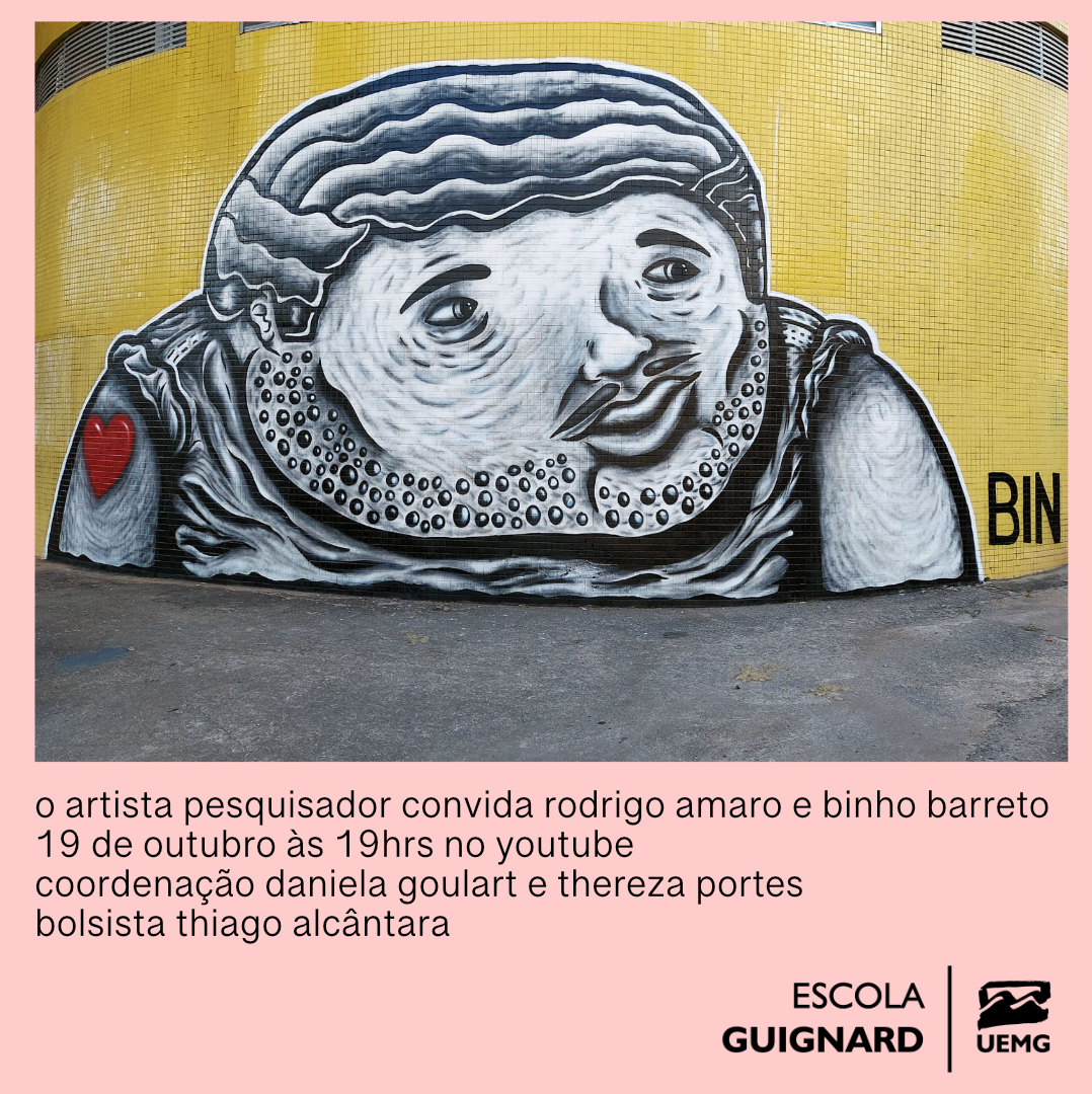 Escola Guignard | O Artista e o Pesquisador convida Binho Barreto e Rodrigo Amaro