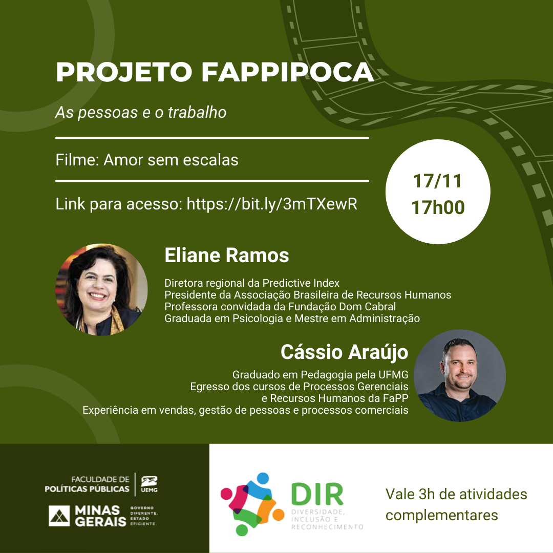 FaPPipoca | Filme Amor sem Escalas | Com Eliane Ramos e Cássio Araújo (UFMG)