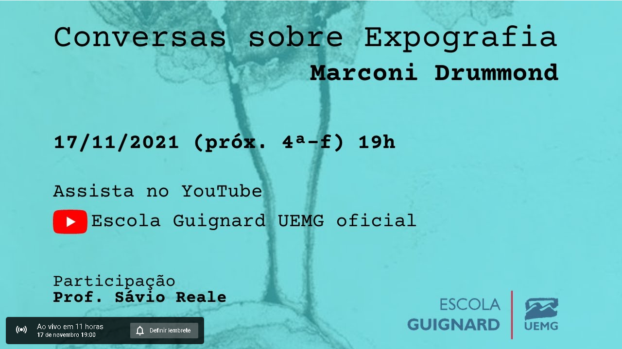 Escola Guignard | Conversas sobre Expografia | Com Marconi Drummond