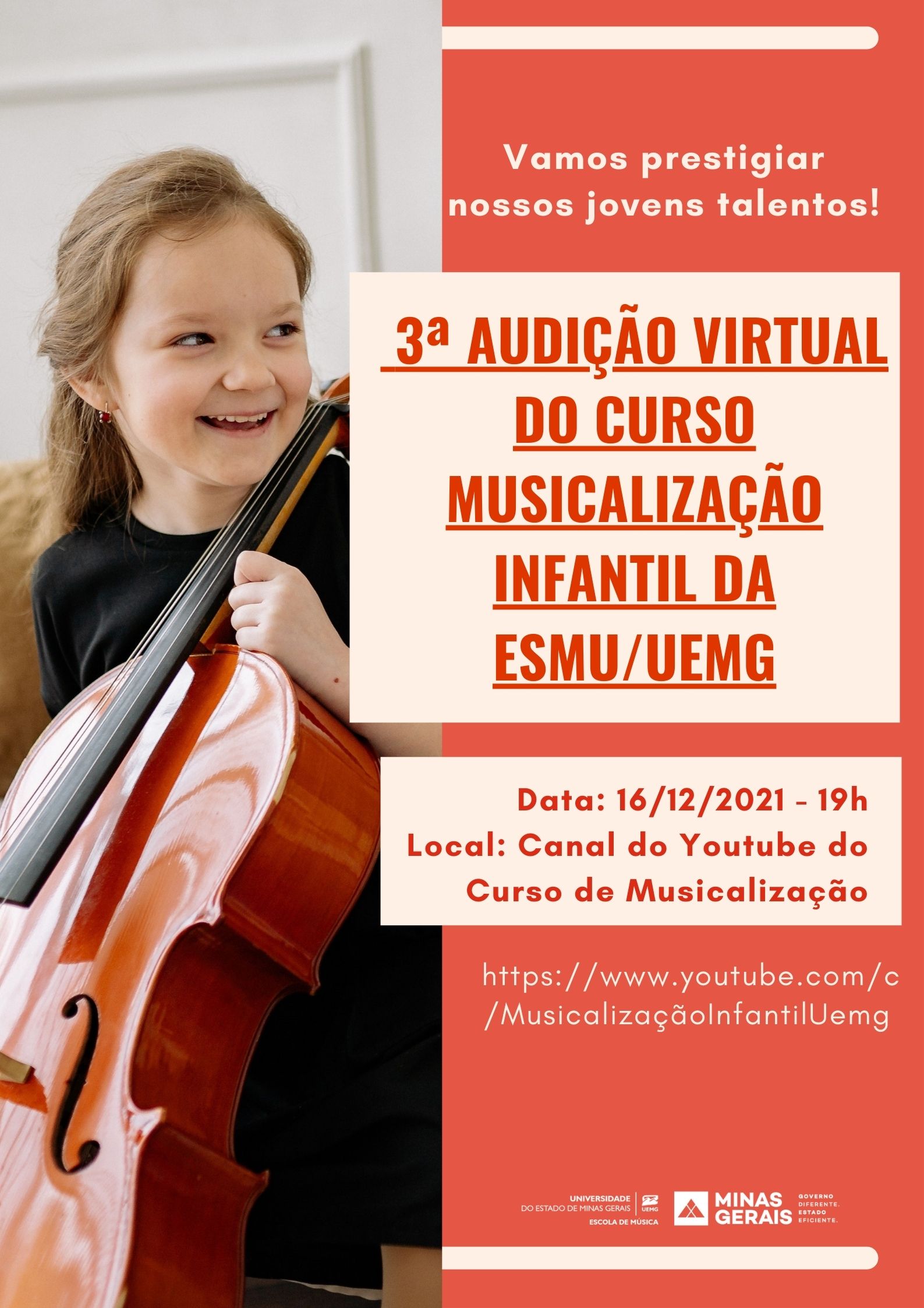 Escola de Música | 3ª Audição Virtual do Curso Musicalização Infantil