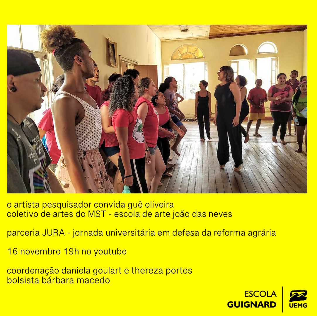 Escola Guignard | O Artista e o Pesquisador | Com Guê Oliveira (Coletivo de Artes do MTST)