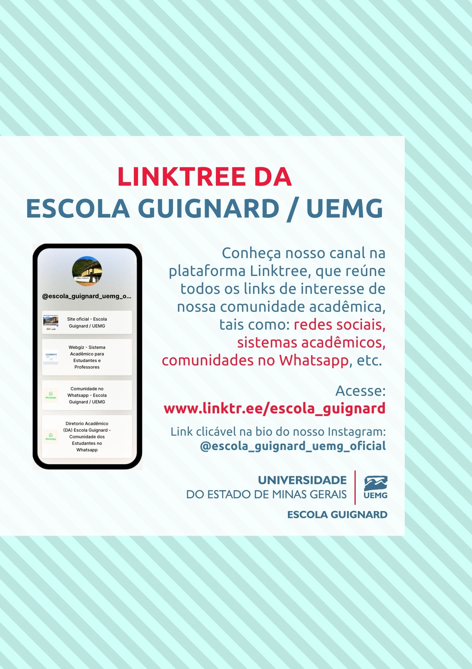 linktree da ESCOLA GUIGNARD