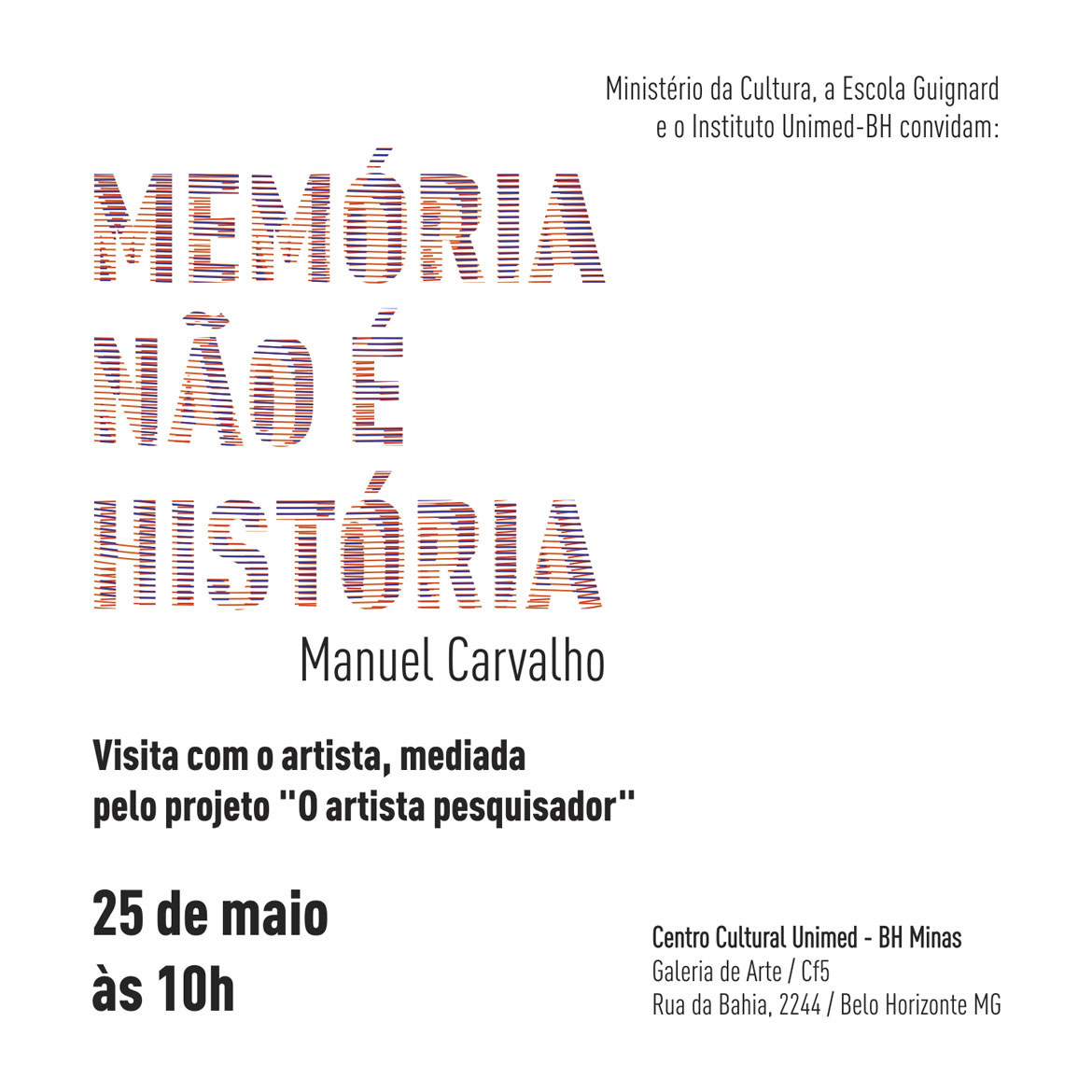 Escola Guignard | O Artista e o Pesquisador | Com Manuel Carvalho