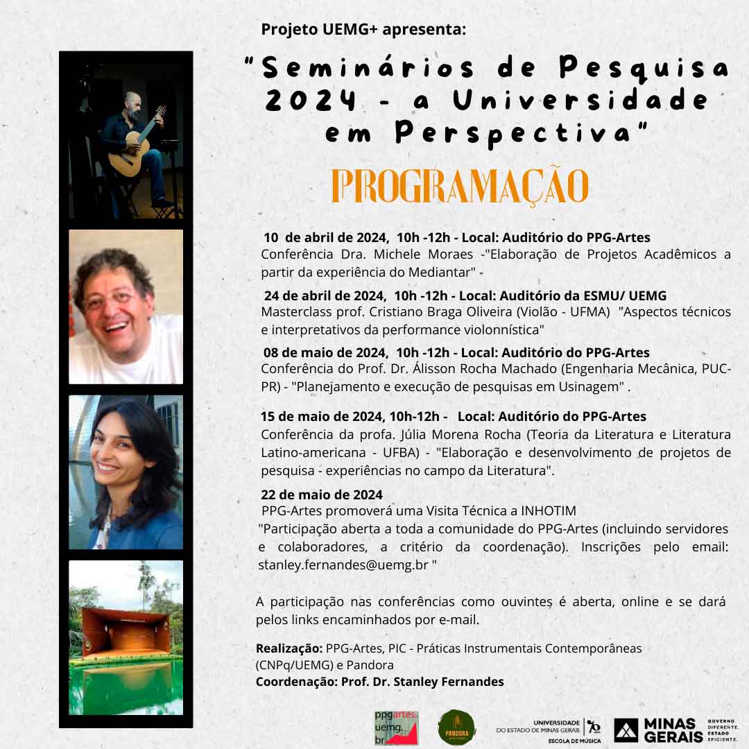 Seminário de Pesquisa PPGARTES 2024 | Conferência Júlia Morena Rocha (UFBA)