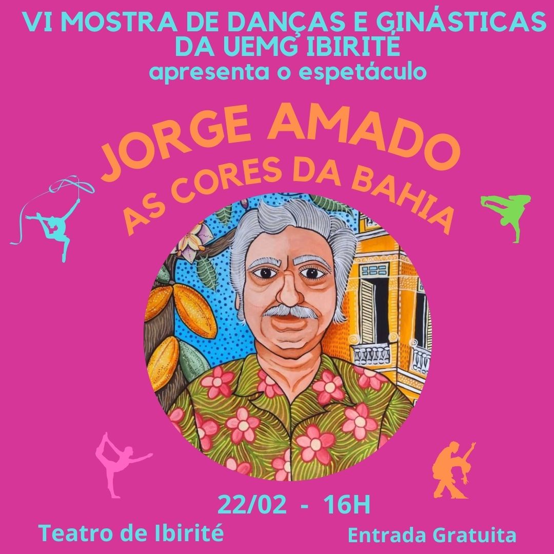Ibirité | Espetáculo Jorge Amado: as cores da Bahia