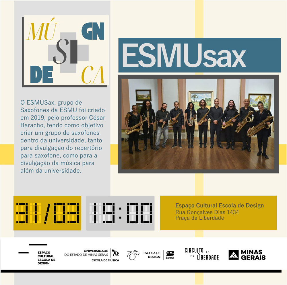 ESMUSAX NO MUSICA NA DESIGN