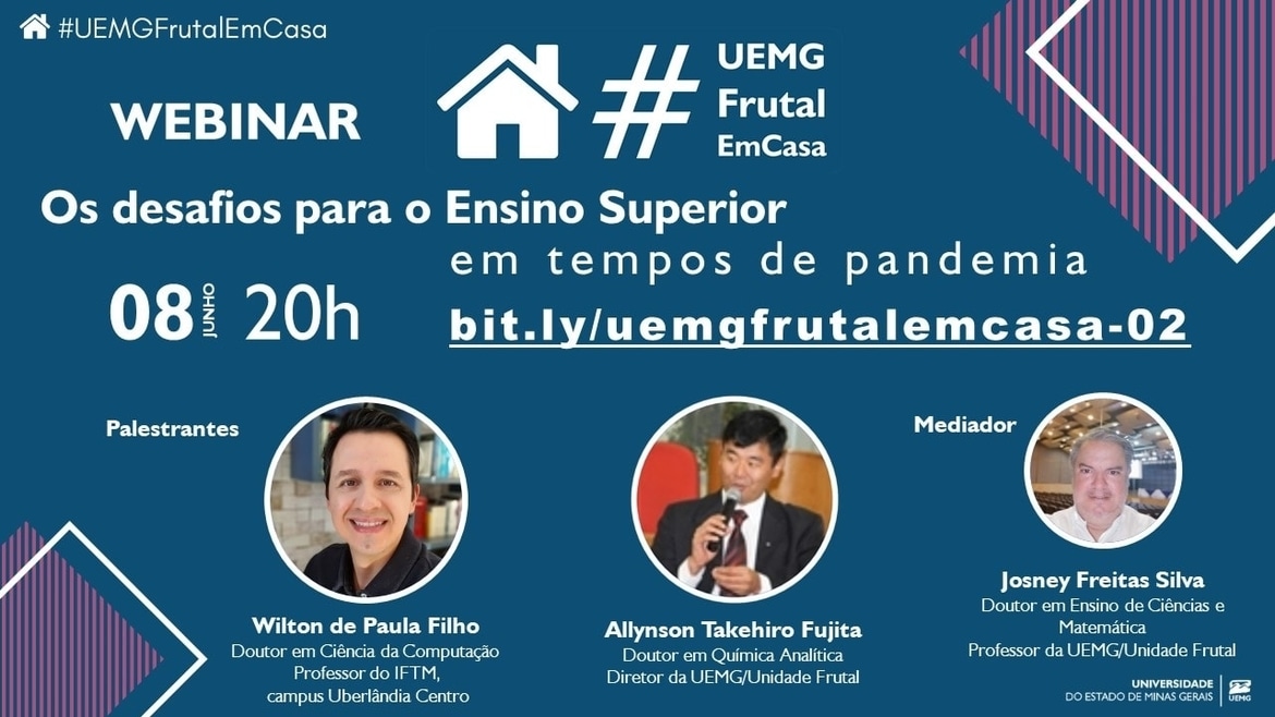 Unidade Frutal | Webinar: Os desafios para o ensino superior em tempos de pandemia